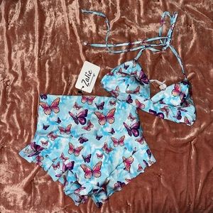 Festival/rave butterfly set